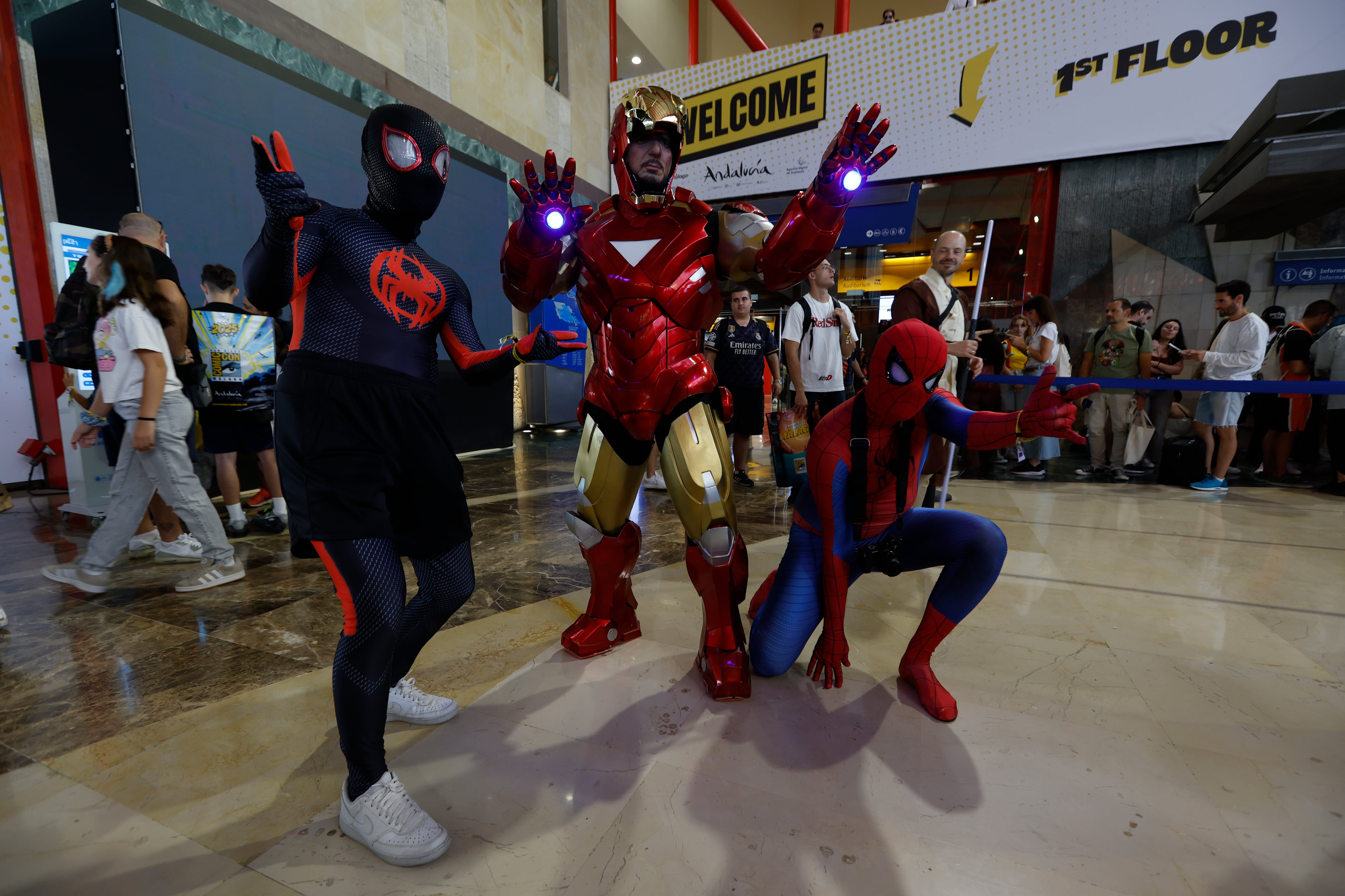 GRAFAND834. MÁLAGA, 26/09/2025.-Interior de la San Diego Comic-Con Málaga, este viernes en la segunda jornada de este evento que se está celebrando en el Palacio de Ferias y Congresos de la capital malagueña y por primera vez fuera de Estados Unidos. EFE/Jorge Zapata
