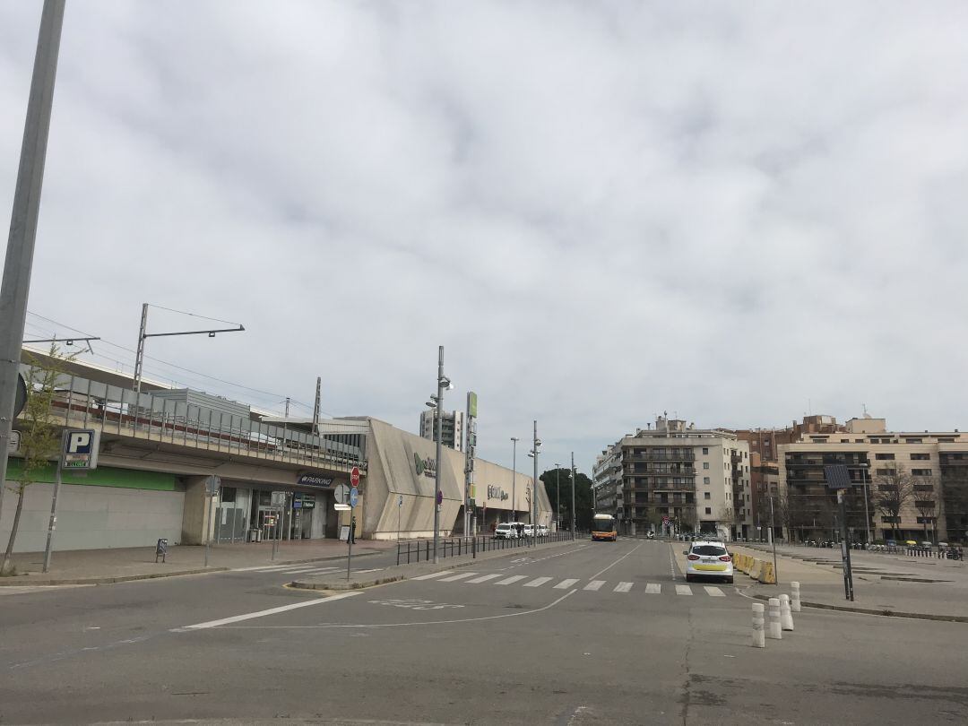 Entrada de l'estació de tren de Girona