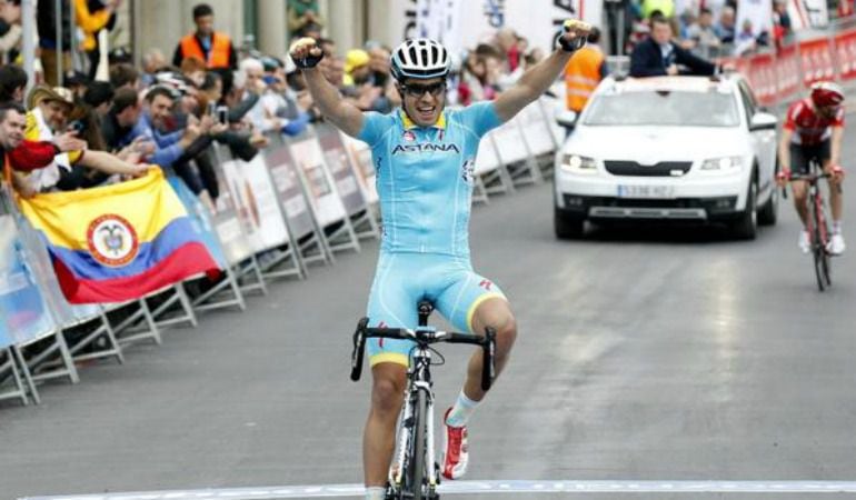 Mikel Landa ganó en Aia dentro de la Vuelta al País Vasco.