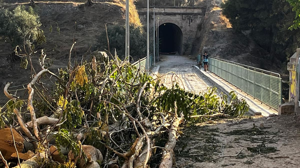 Comienzan las actuaciones de AlcoiBioUp! con cortes en la Vía Verde