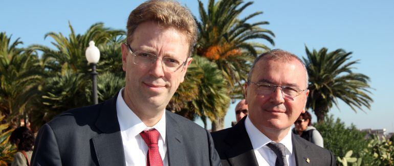 Ferran Bel i Carles Pellicer, en una imatge d&#039;aquesta campanya.