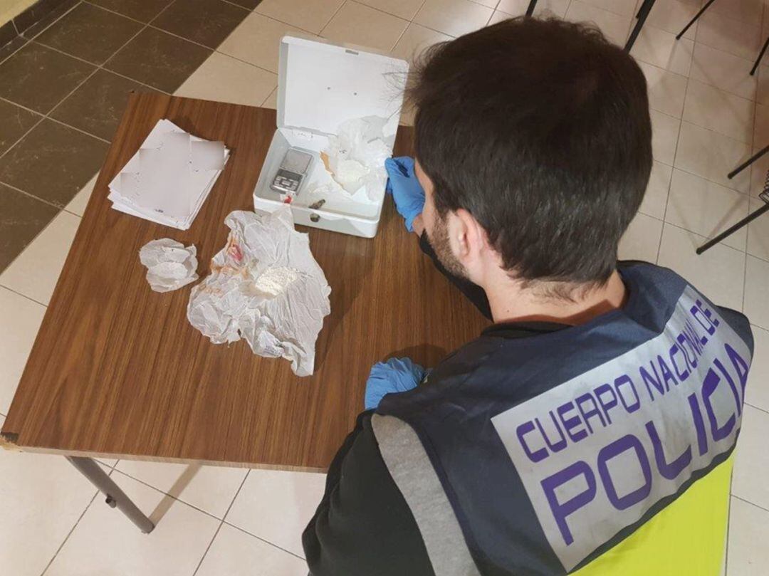 Foto de archivo de la Policía Nacional en otra intervención por tráfico de drogas