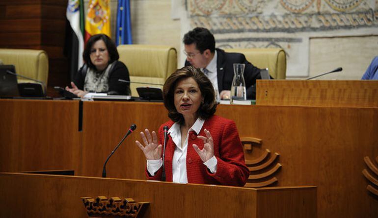 PIlar Blanco interviene desde la tribuna