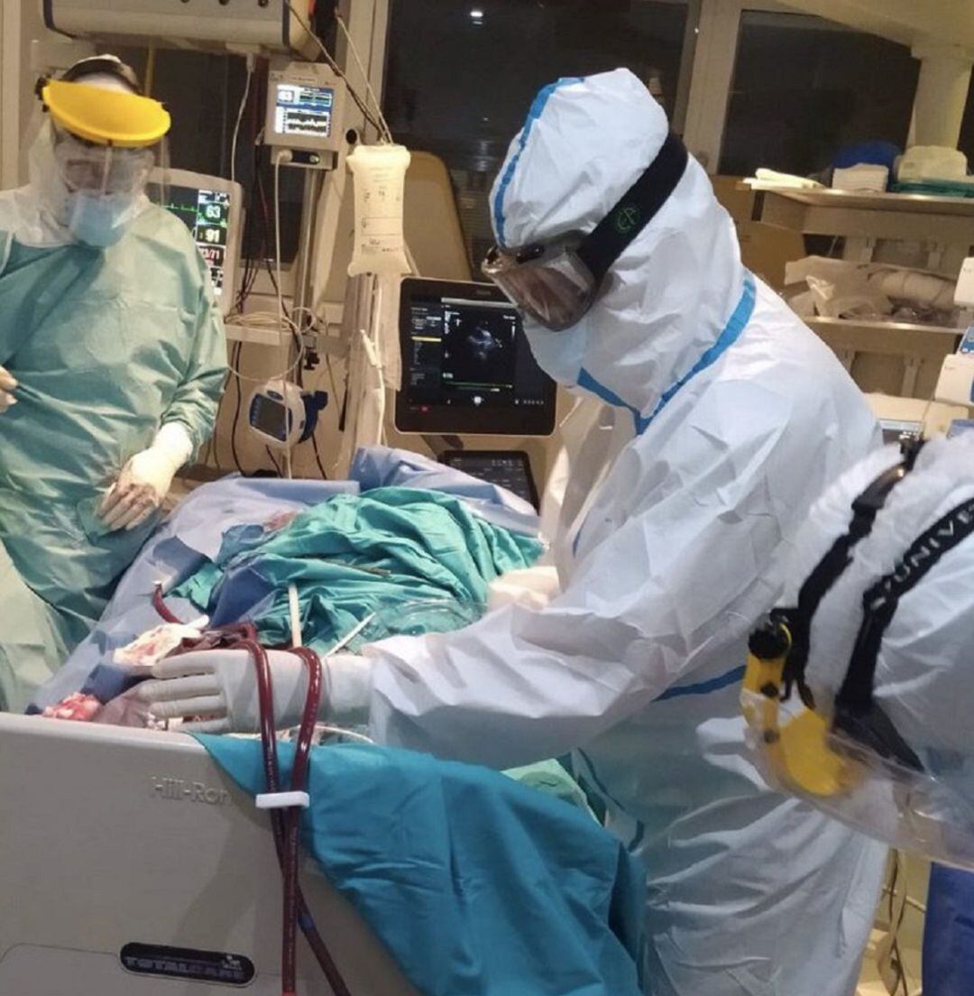 Uci del hospital Reina Sofía