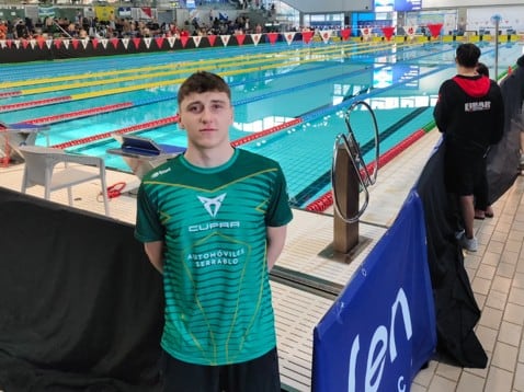 Diego Roselló, nadador de Zoiti'89 en los Campeonatos de España