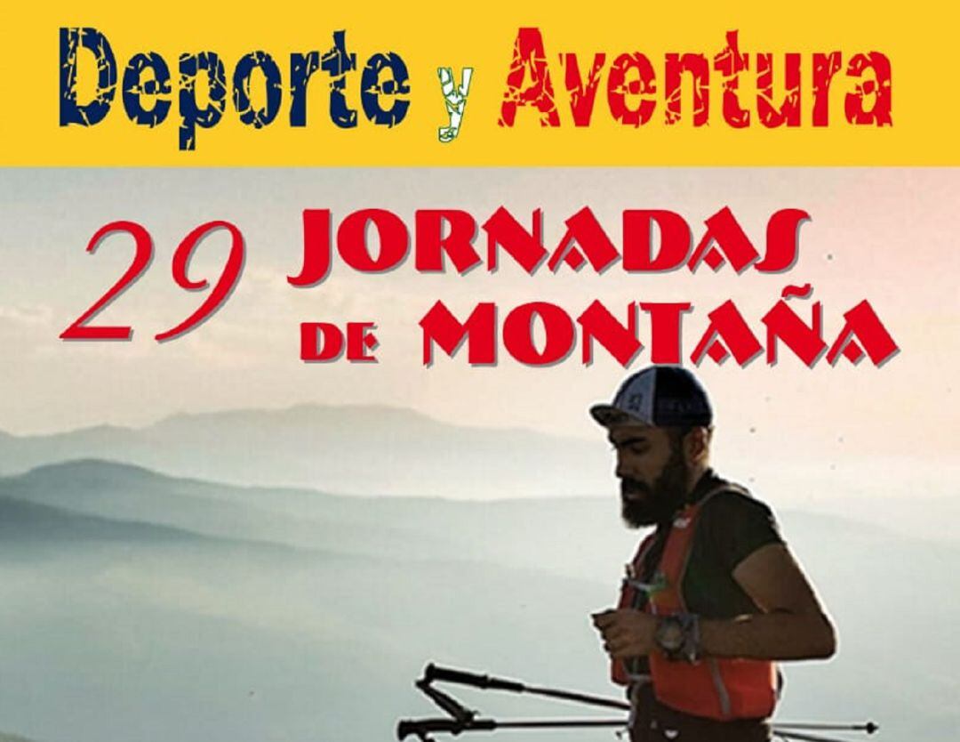 Portada del cartel que anuncia la próxima edición de las Jornadas de Montaña de Espeleoduero.