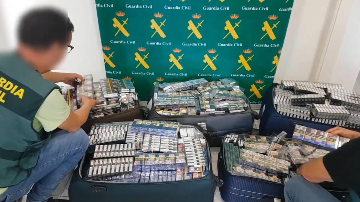 De vacaciones a Mallorca con más de 5.000 cajetillas de tabaco