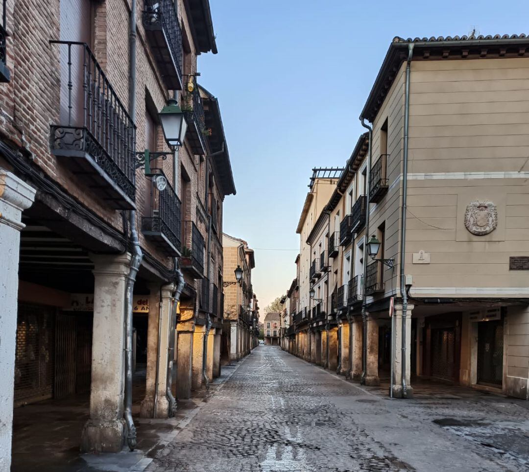 Calle Mayor de Alcalá de Henares. 