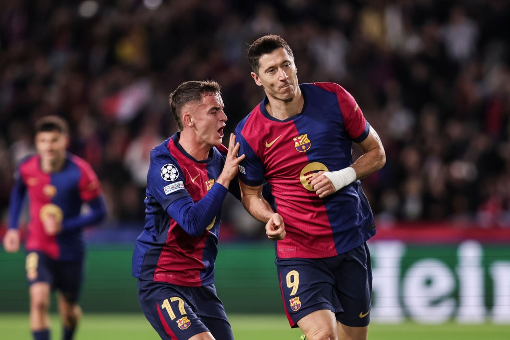 Lewandowski y Olmo allanan el camino europeo de un Barça (3-0) liderado por Pedri ante el Brest