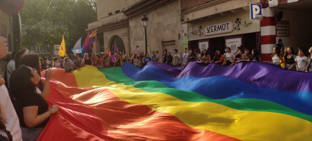 Imagen de la manifestación del orgullo