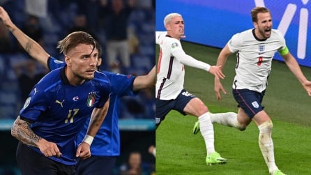 Ciro Immobile y Harry Kane en la Eurocopa 2020