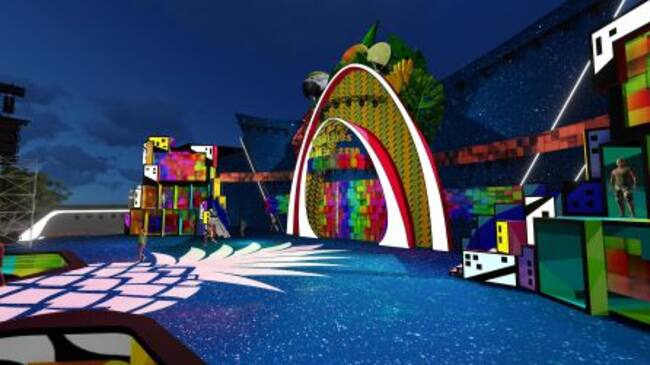 Escenario de 'Una noche en Río'