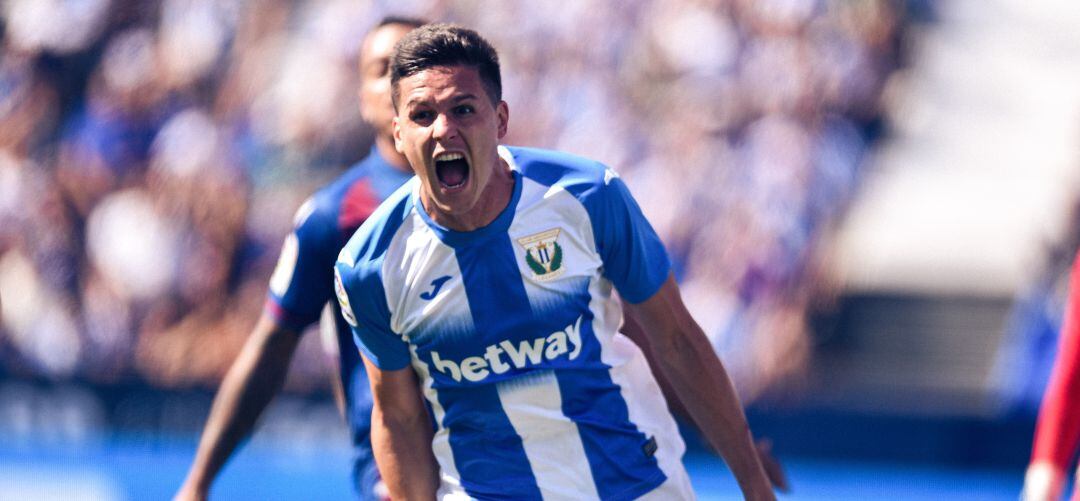 Guido Carrillo aún no se ha estrenado en materia goleadora con el C.D. Leganés. Ha disputado tres partidos como titular y en otros dos salió del banquillo.