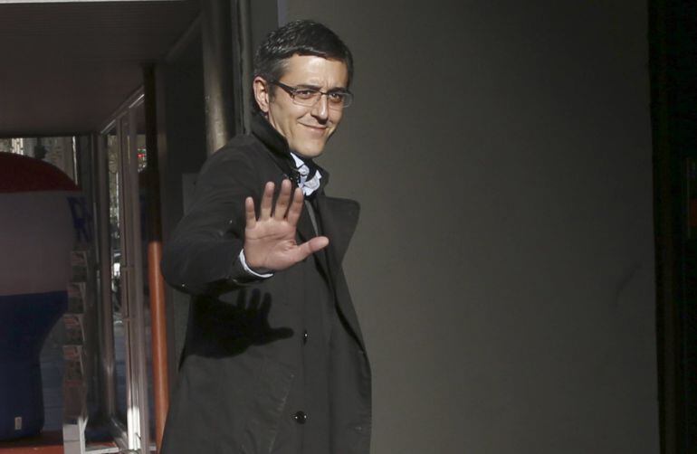 Eduardo Madina, a su llegada a la reunión del Comité Federal del PSOE.