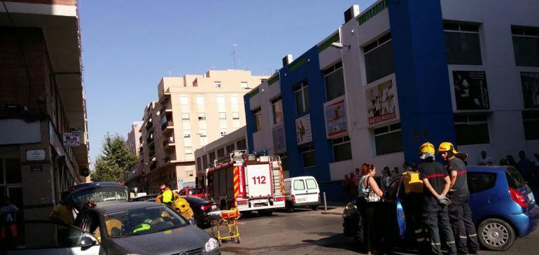 Accidente ocurrido esta mañana