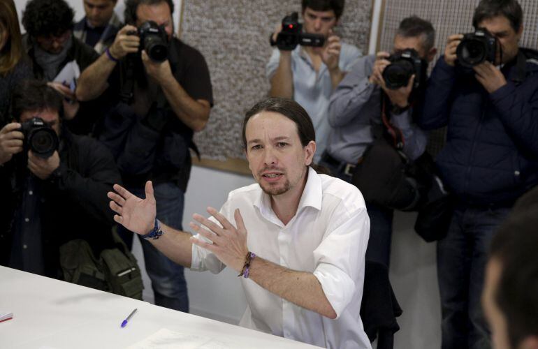 El líder de Podemos, Pablo Iglesias.