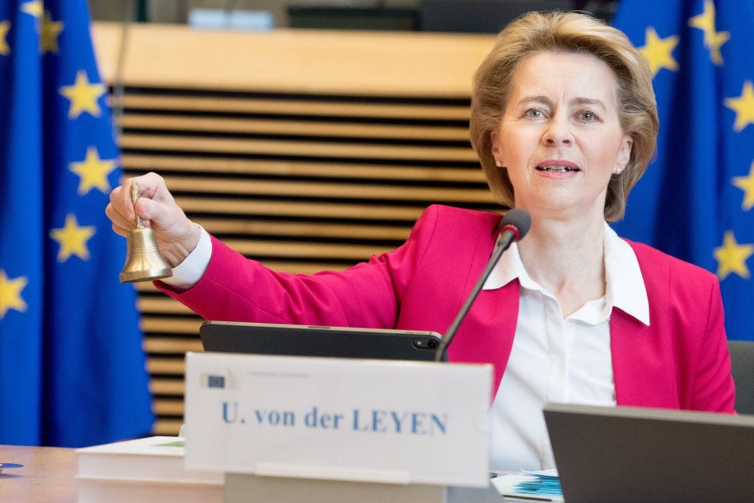 Ursula von der Leyen, presidente de la Comisión Europea.  
 