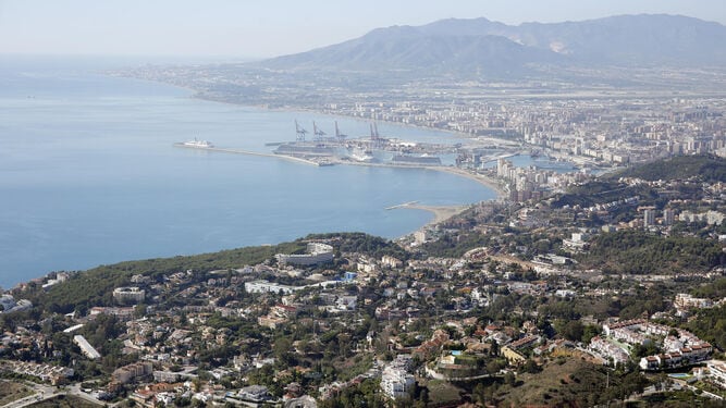 Bahía de Málaga.