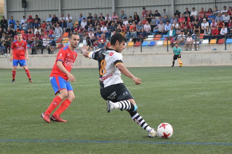 Lance del choque en Tarazona.