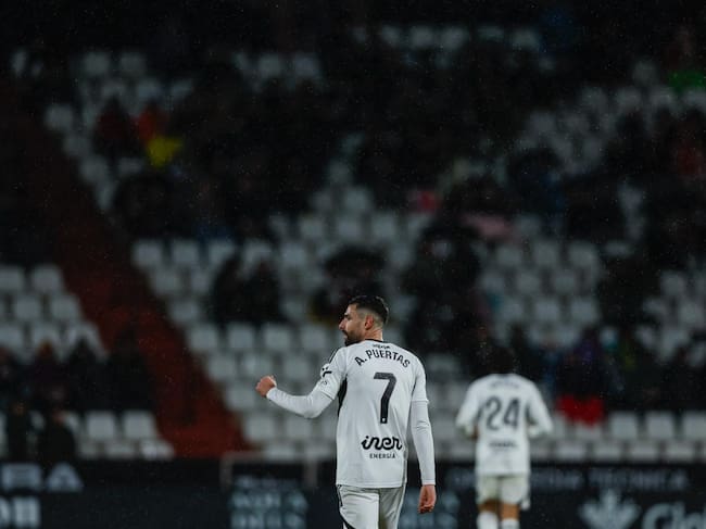 Antonio Puertas, en un partido con el Albacete Balompié / Albacete BP