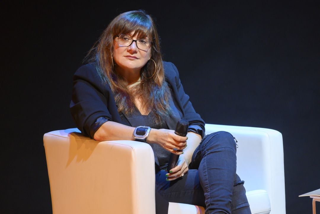 Isabel Coixet, durante la masterclass organizada en el Museo Guggenheim de Bilbao