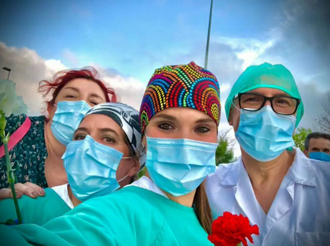 Profesionales sanitarios del hospital Francesc de Borja