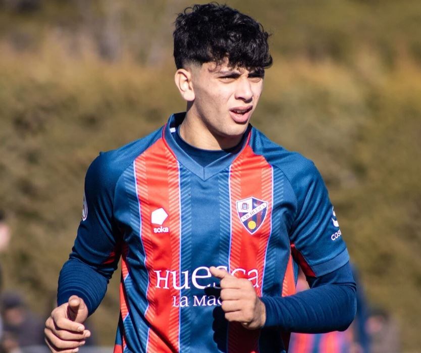 Ayman está destacando con sus goles en el juvenil y el filial de la SD Huesca