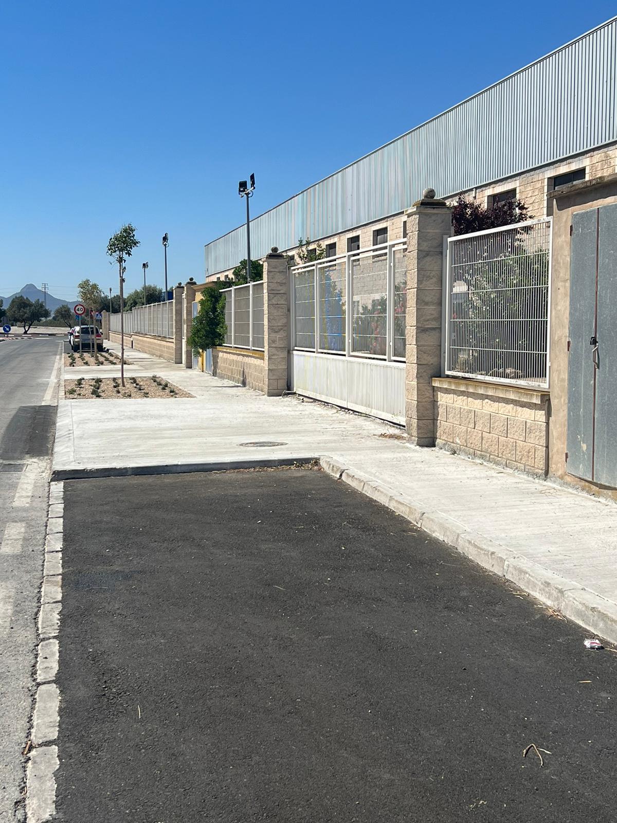 Obras en el polígono industrial