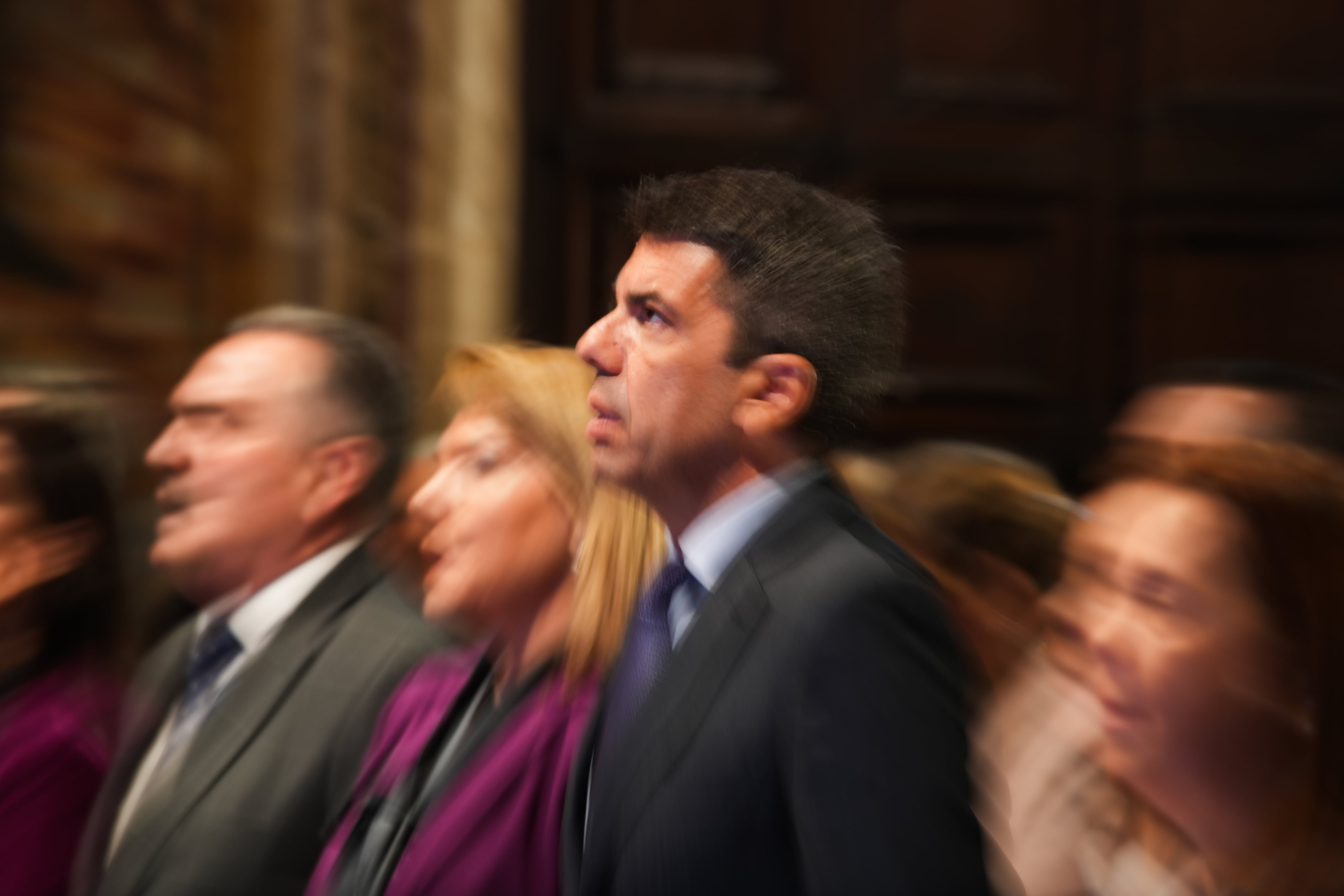Carlos Mazón, presidente de la Generalitat Valenciana, junto a Susana Camarero y Gan Pampols