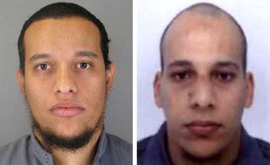 Los hermanos Kouachi fueron los autores de los atentados en la redacción de Charlie Hebdo