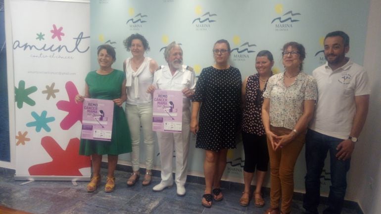 Presentación de la I Jornada Solidaria de Remo contra el Cáncer de Mama. 