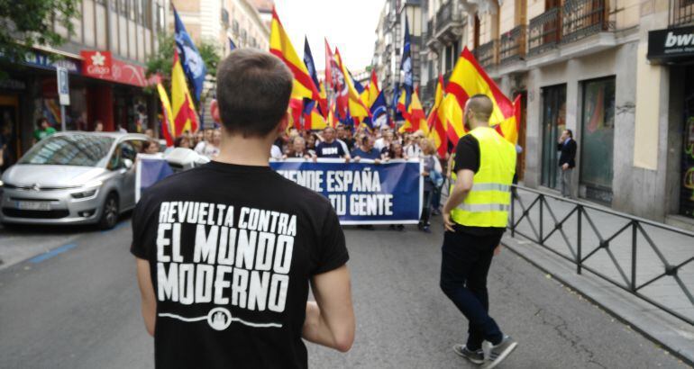 Manifestación de Hogar Social Madrid por las calles de la capital 