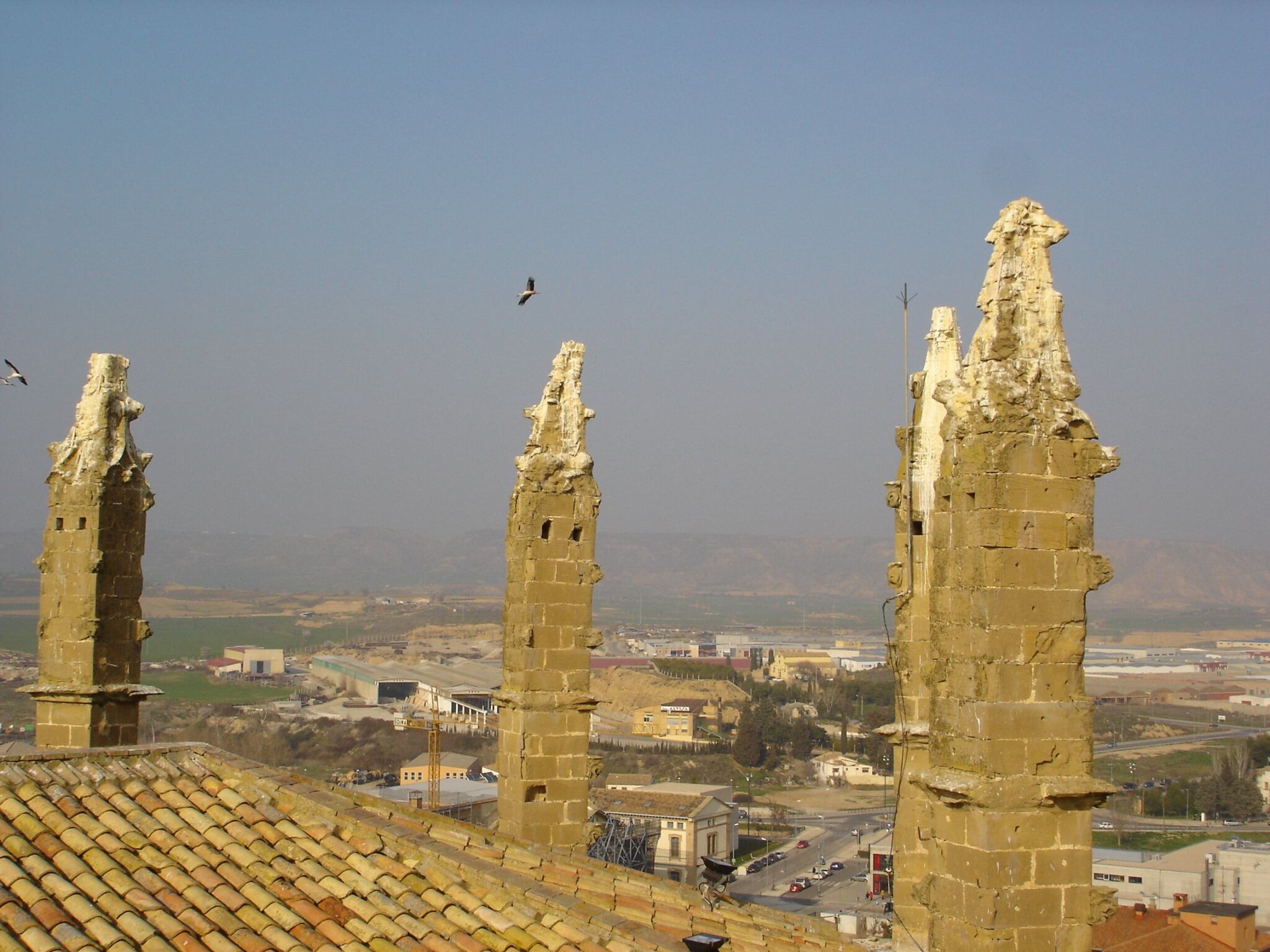 Pináculo en mal estado en la Catedral