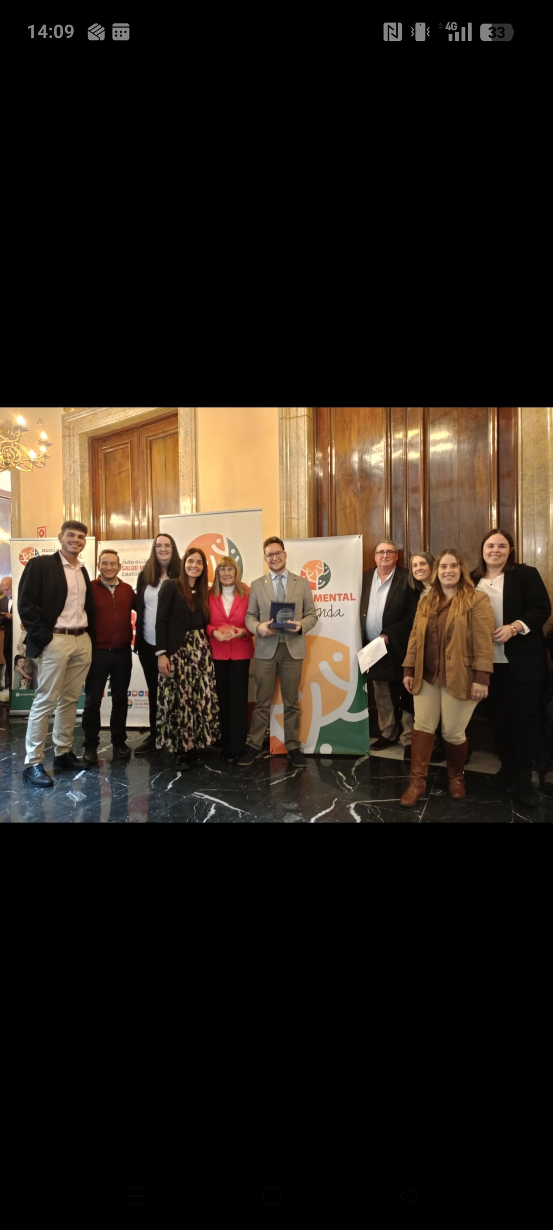 Reconocimientos de Mapfre a Salud Mental y Ayuntamiento de Aranda