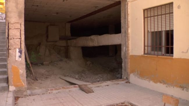 El antiguo edifico presente graves deficiencias estructurales que no garantizan su seguridad