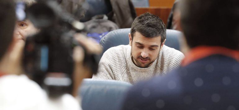 El diputado de Podemos Ramón Espinar.