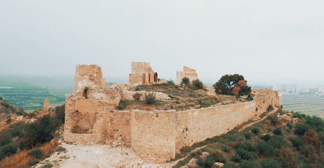 Panorámica del Castell de Bairén de Gandia