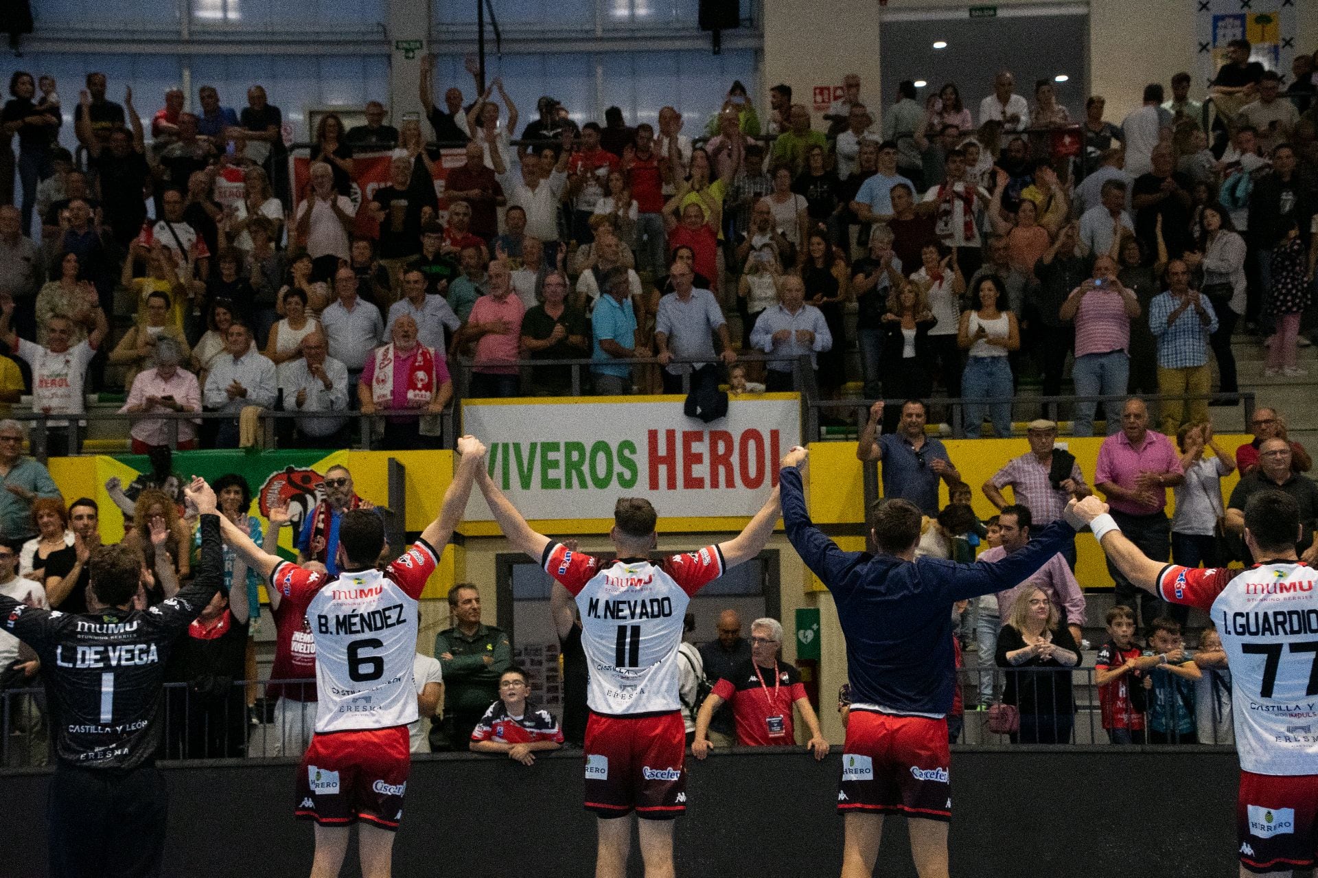 Balonmano Nava sufre para superar a Puerto Sagunto