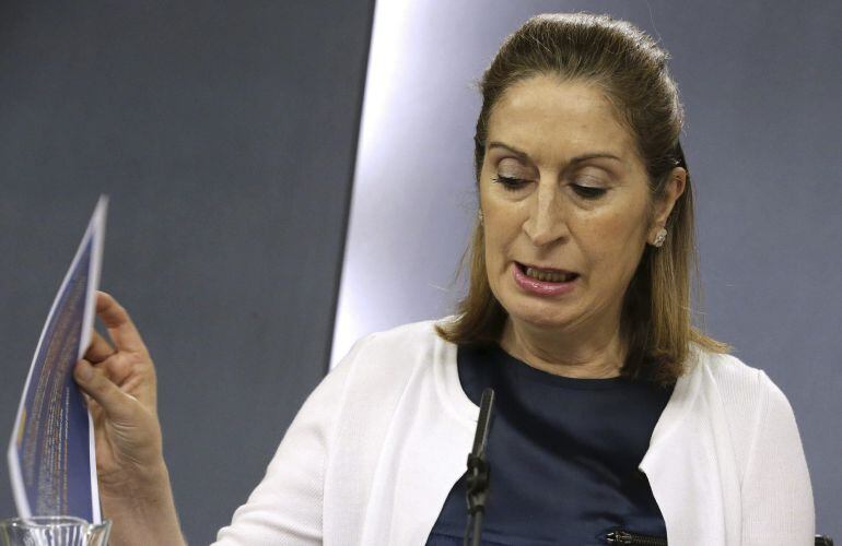 La ministra de Fomento, Ana Pastor.