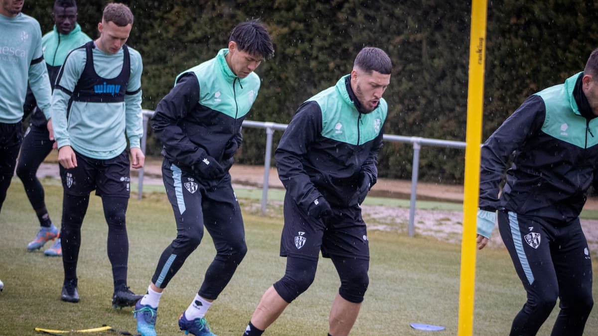 Antonio Hidalgo en la previa del partido ante el Eldense