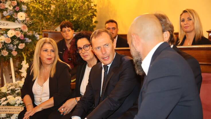 Declaraciones de Emilio Butragueño en el funeral de Rafa Verdú