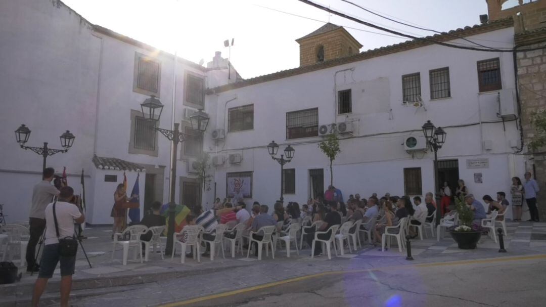 La recien inaugurada Plaza de la Diversidad en Begíjar