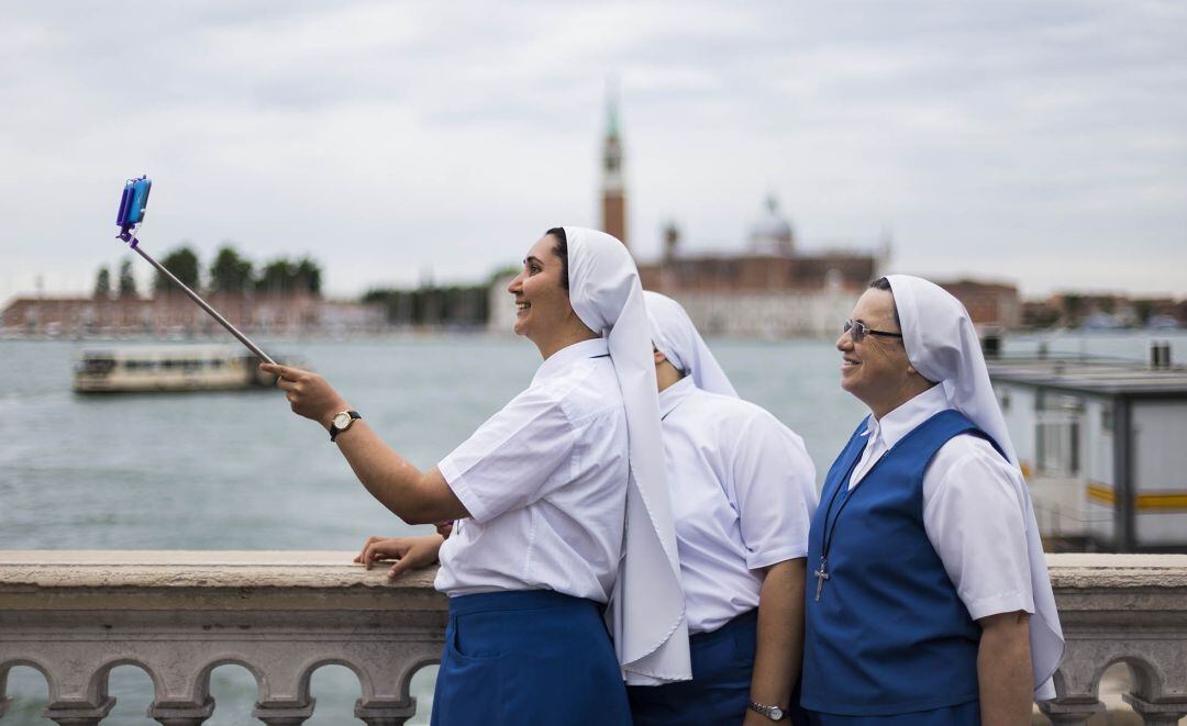 Una de las fotografías de la exposición tomada en Venecia.