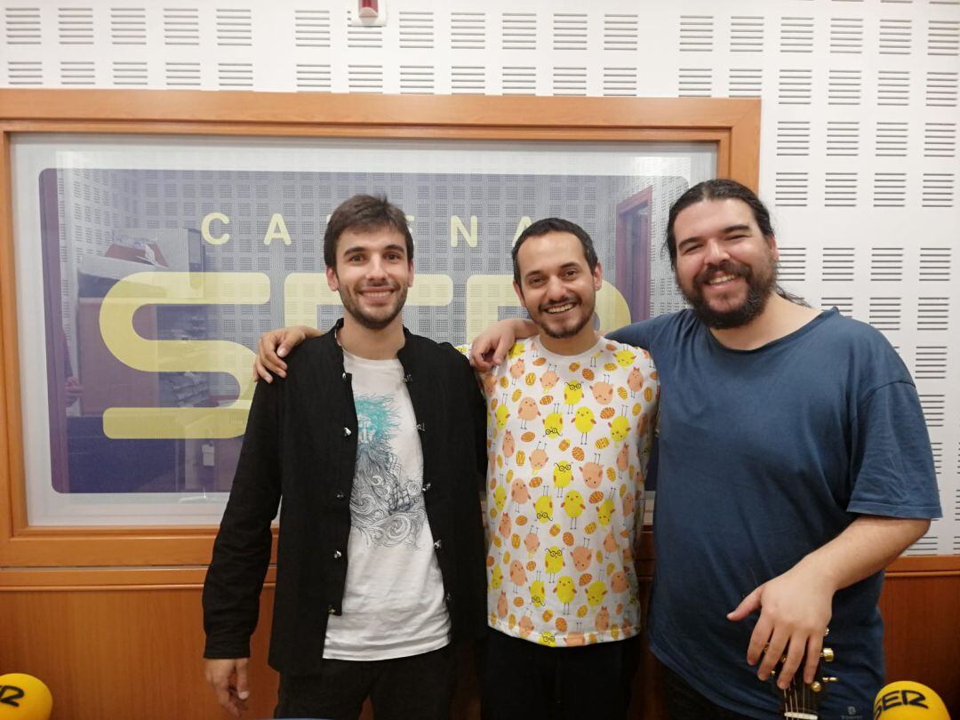 Alex Travé, Aldo Narejos y Curro Rumbao