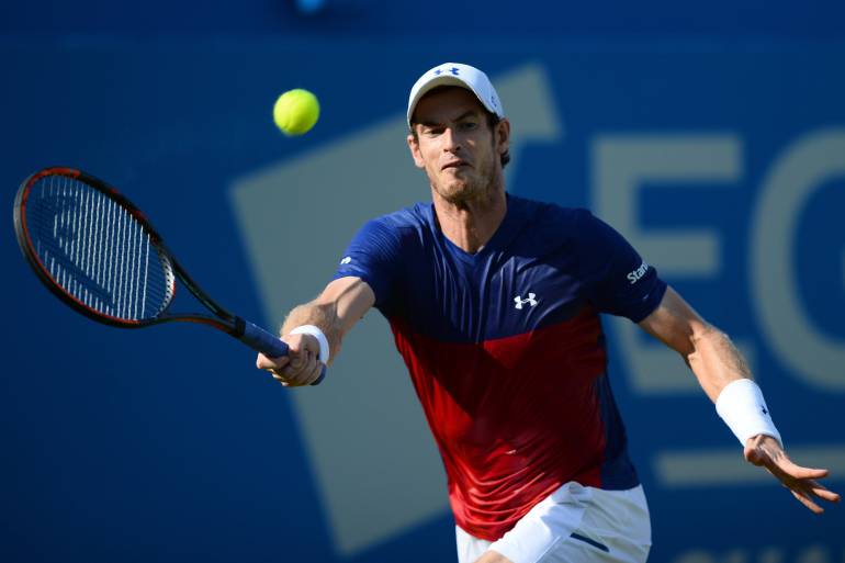 Murray durante un partido