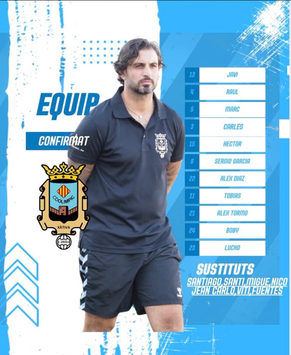 Alineación del CD Olímpic en Calpe