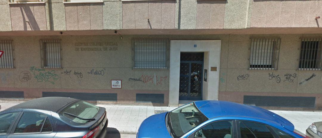 Fachada del Colegio Oficial de Enfermería de Jaén.