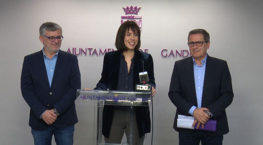 Josep Alandete, Diana Morant y Salvador Gregori 