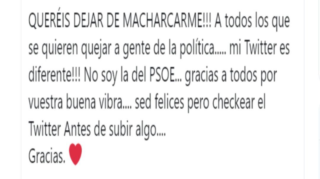 Un actor cansado de que le confundan en Twitter