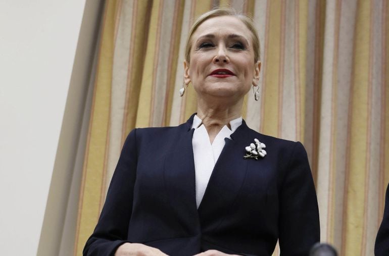 La presidenta de la Comunidad de Madrid, Cristina Cifuentes